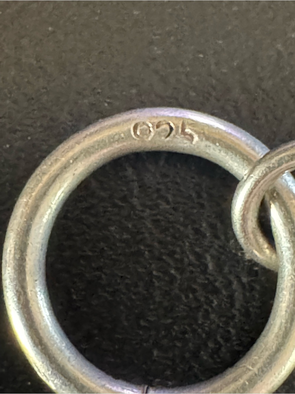 925 Sterling Silver Sculptural Circle Link Bracelet 7” 14.85g Toggle - Picture 2 of 5